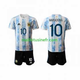 Maillot de Foot Argentine Maradona 10 Domicile 2020-21 - Enfant